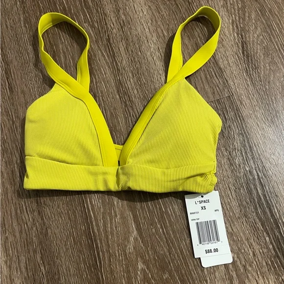 NEW L*SPACE Apple Green Bikini Set - Picture 3 of 10